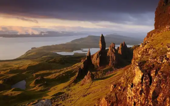 шотландия, россия, гора, скала, шотландия, вода, небо, рок, европа, малый