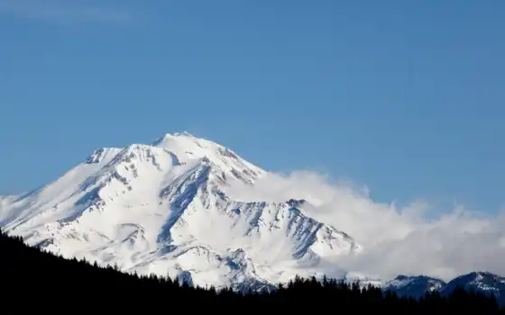 summit, луг, alpine, california, avalanche, гора, shasta