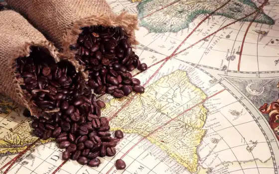 кофе, карта, кастинги, кофеин, в, эврико, путешествие, рубин, круглые,