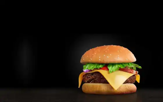 гамбургер, гамбургер, фон, чхрн, трапеза, вкусно, бультер, чизбургер, звезда, черный