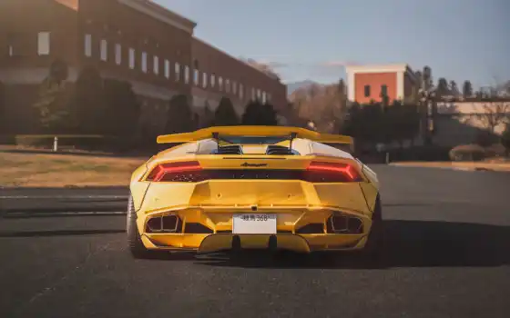 автомобиль, желтый