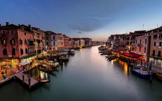 canal, venezia, grand