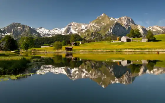природа, озеро, гора, Бавария, швейцария, пейзаж, Тоггенбург, редкость, галерея, сельская местность