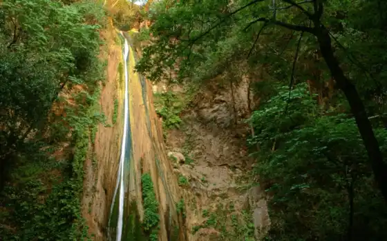 водопад, миро, обрат, trail, красивый