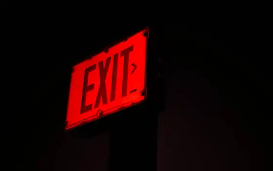exit, sign, надпись, ноутбук, vyhod, телефон, надпис