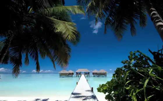 maldives, shirokoformatny i