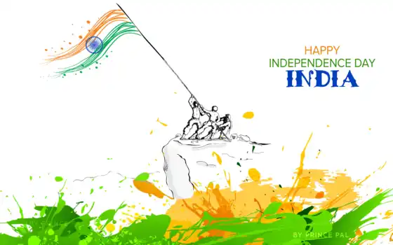 независимость, день, счастливый, индии, август,