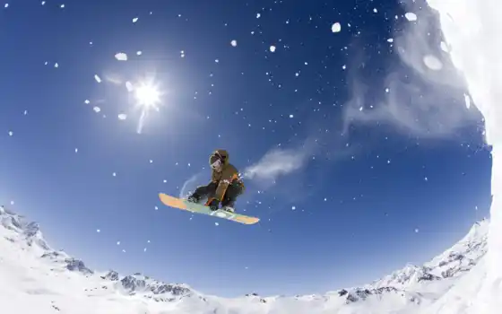 спорт, взгляд, сноуборд