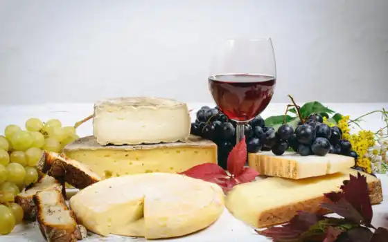 вино, сыр