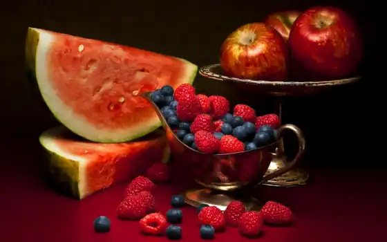 бонз, плод, яблоко, ягода, на тюрморт, малина, еда, класс