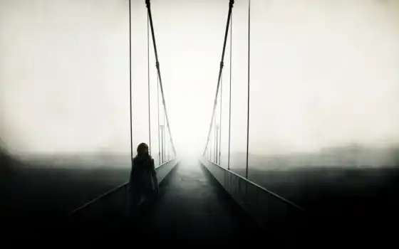 мост, декака, ангельский, одиночный, художественный, пейзаж,