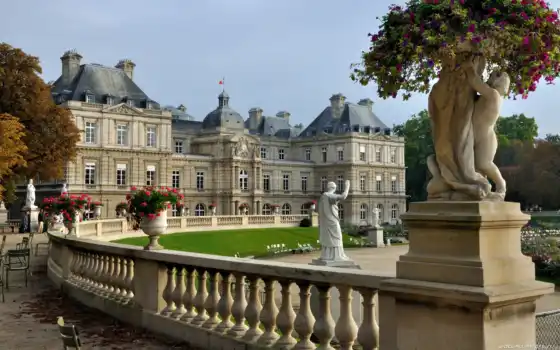 достопримечательности, дворец, достопримечательностей, посещение, luxembourg, 