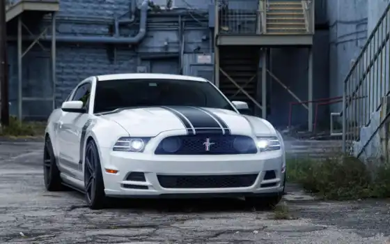 ford, mustang, boss, year,vossen, диски, цв,