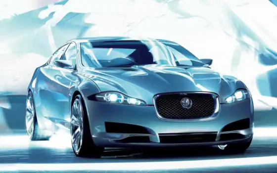 jaguar, concept, машина, cars, xj, автомобили, марки, вид, 