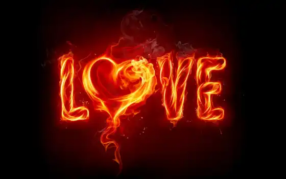 love, ipad, red, fire, free, heart, day, надпись, valentine, resolution, flame, 