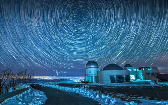 observatory, star, trail, gyeong, chul