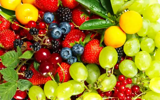 фрукты, ягоды, сочные, еда, производить, разное, 
