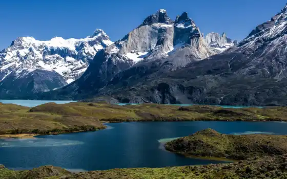 patagonia, del, torre, paine, puerto, national