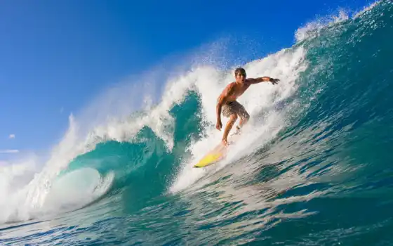 сёрфинг, океан, серфер, парень, surfer, волна, surf, summer, море, кнопкой, картинку, правой, вода, волны, спорт, sports, resolution, картинка, 