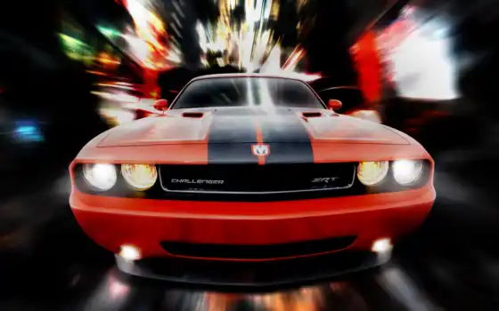 dodge, challenger, srt, charger, car, car, auto, tapety