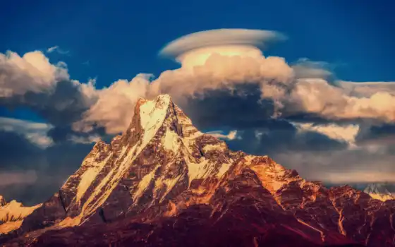 nepal, гиммалаи, горы, значок, массив,