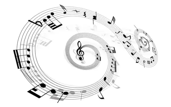 аккорд, нота, музыка, причина, музы, вектор, лучик