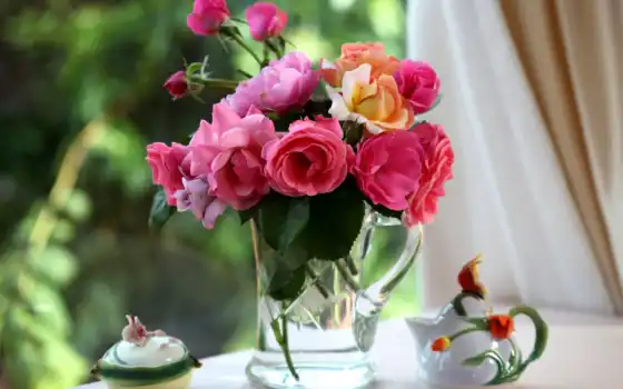 букет, цветов, роз, красивые, разных, cvety, красивый, букеты, различных, 