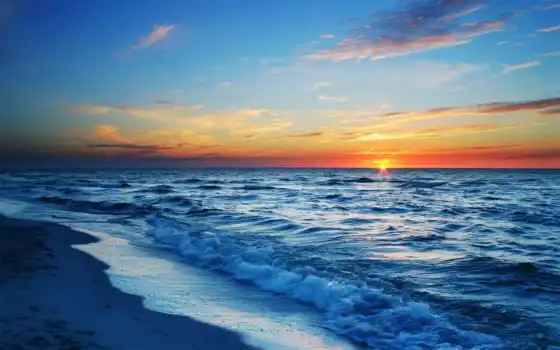 красивые, моря, море, природа, океана, 