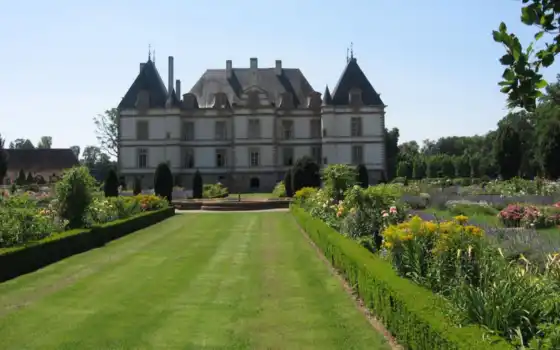 château, cormatin, франция, dreamstime, comprivate, панорамный, вертолет, southern, бордовый