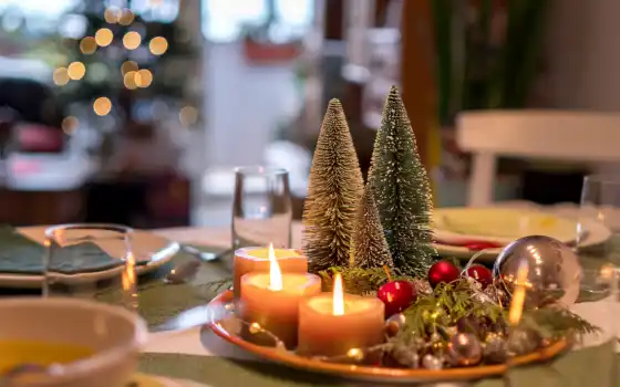 ,, Рождество, свеча, освещение, рождественские украшения, сочельник, интерьер, предмет,, дерево, ресторан, 