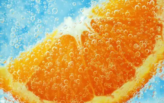 orange, high, пузырьки, свежесть,