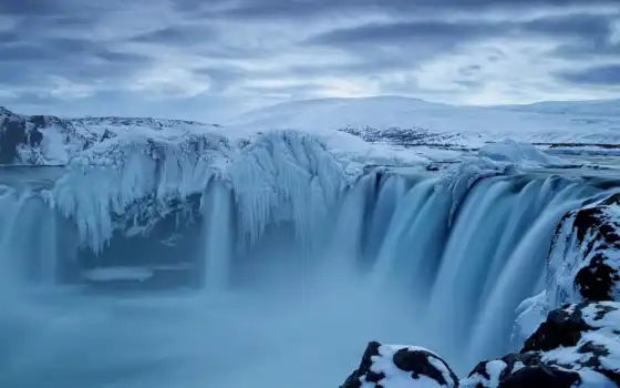 изображение: зима, пейзаж, лед, исландия, крестоносцы,