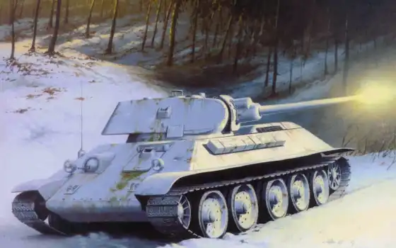 танк, советский, т-34-85,