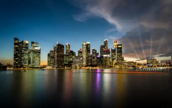 singapore, cityscape, singapur