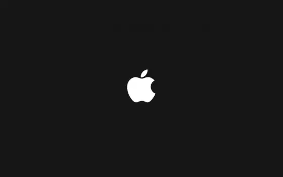 apple, logo, white, black
