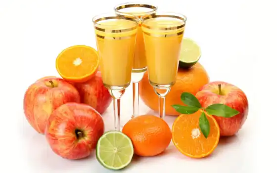 juice, apple, оранжевый, плод
