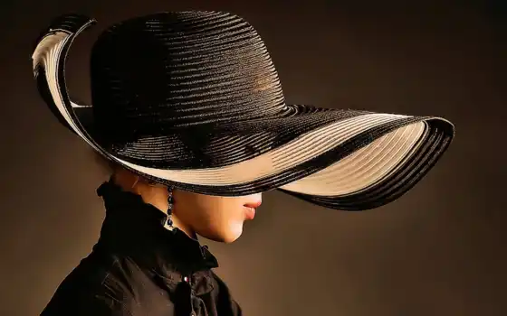 девушка, шляпа, стиль, женские, шляпе, шляпы, 