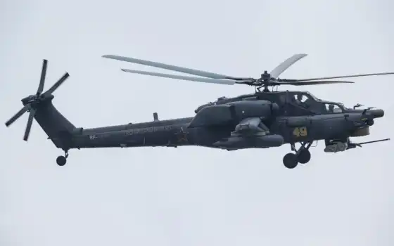 , вертолет, Ми-28, полет, 
