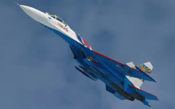 ,Су-27, самолет, полет,небо,
