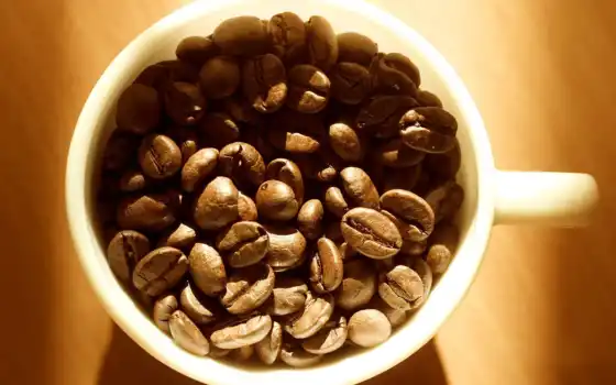 кофе, бесплатное, семя, одно, другое, смесь, белое