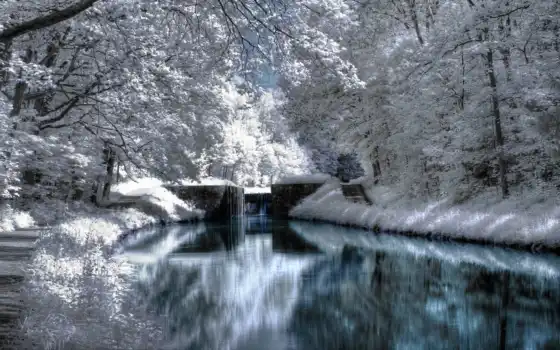 winter, заставки, природа, зимние, красивые, 