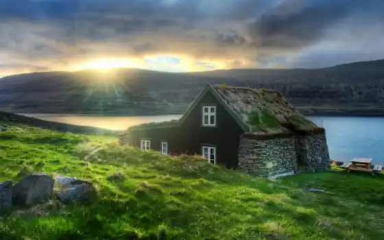 дом, дом, дом, ложи, уединение, выбор, лучшие, рейкьявик, исландия, рейкякин,
