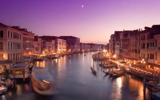canal, grand, venezia, metkii, venice