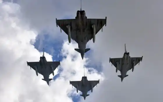 eurofighter, тайфун, самозванец, истребитель, военный самолет, русский, взгляд, скорость