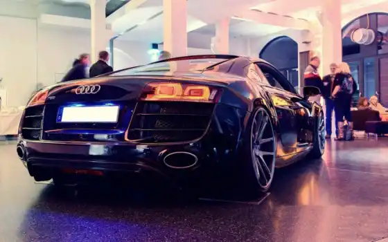 черный, спортивный, автомобильный, парккар, лобби