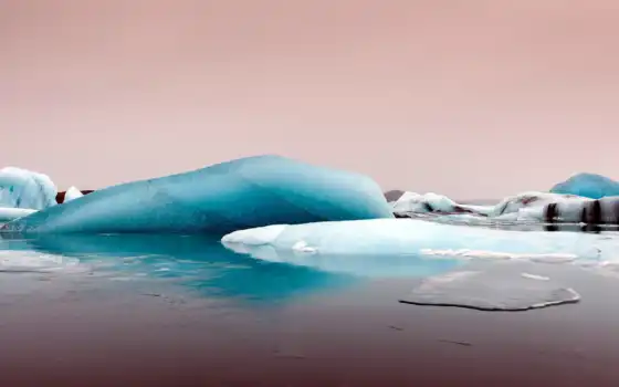 лед, айсберг, море, десктоп, симулятор, биüyük,