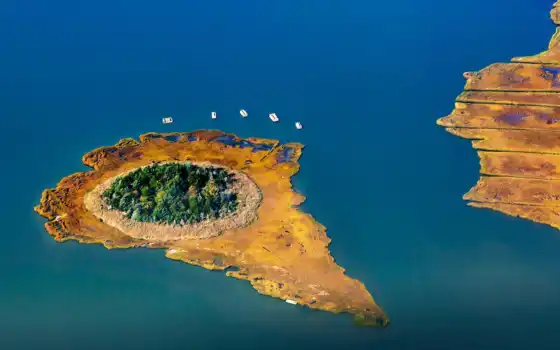 остров, банкет, длинный