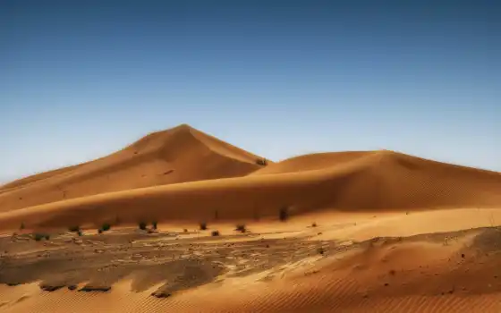 природа, песок, гора, пустыня
