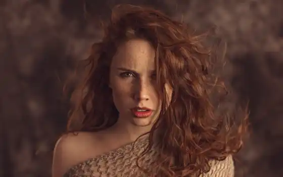 michalina, женщина, redhead, модель