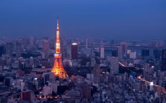 город, tokyo, télécharger, japan, nuit, gratuit, illuminée, 